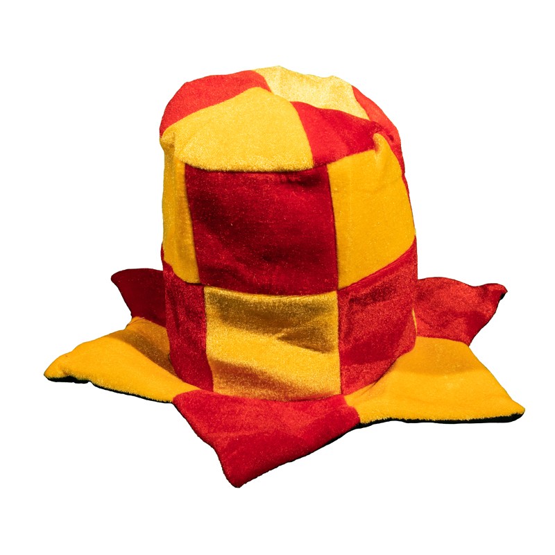 Cappello a cilindro giallorosso